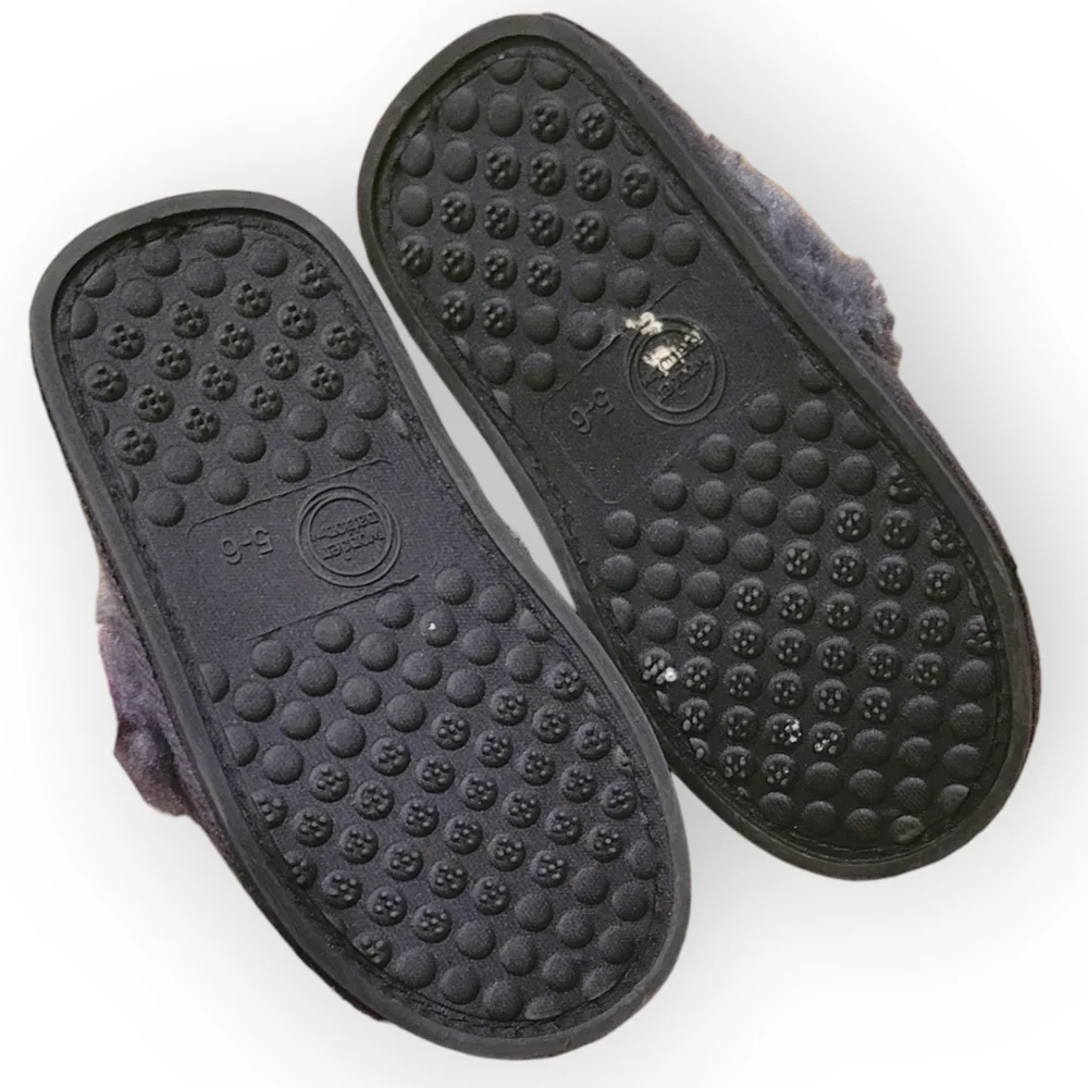 Wonder Nation Size 5-6 Toddler Plaid Slippers